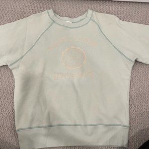 "Saint Laurent University" Short Sleeve Sweatshirt